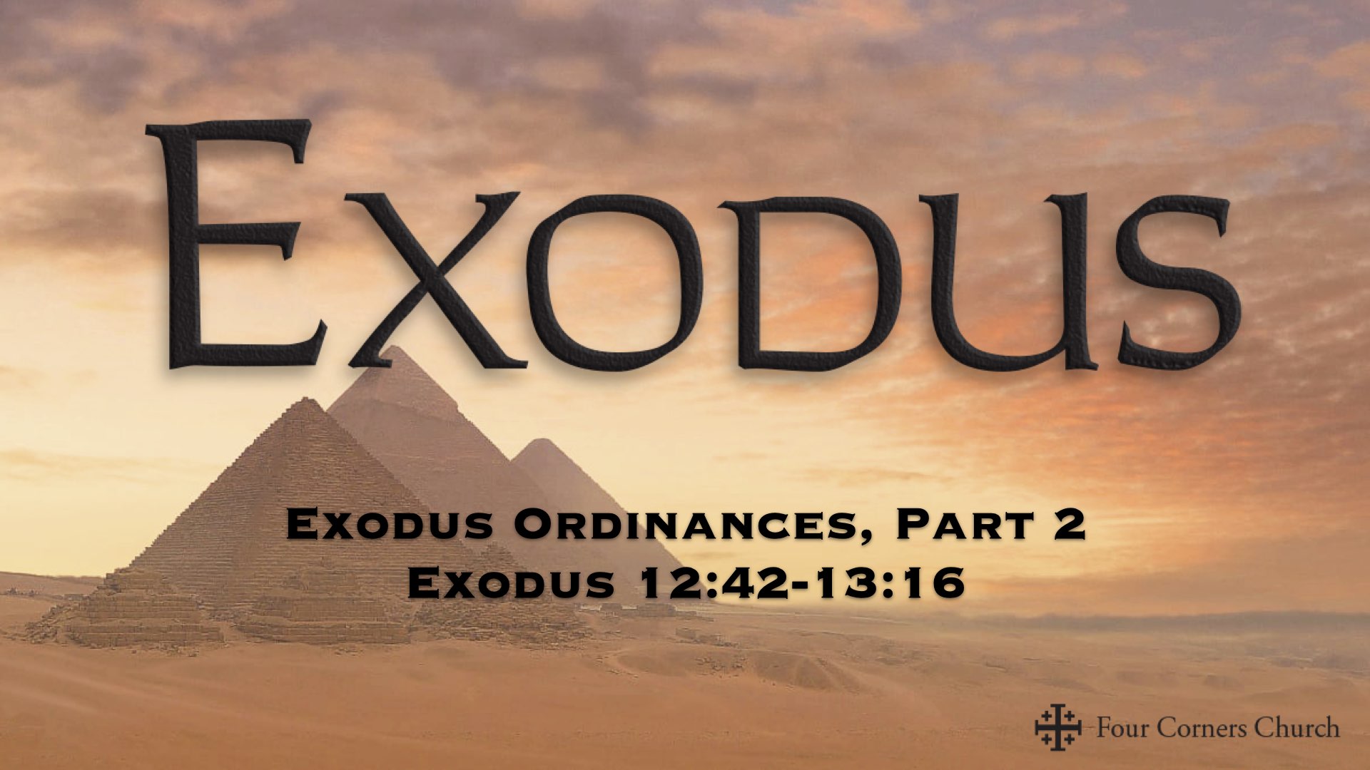 Exodus Ordinances, Part 2